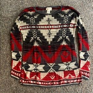 Denim&Supply Ralph Lauren Aztec Style Sweater XS
